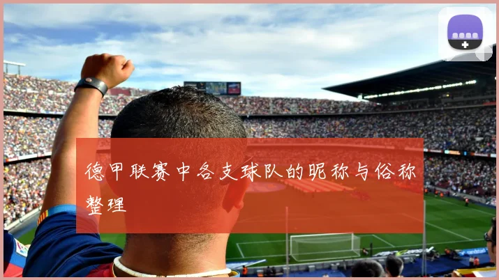 德甲联赛中各支球队的昵称与俗称整理